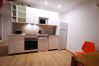 cocina integrada al comedor-estar